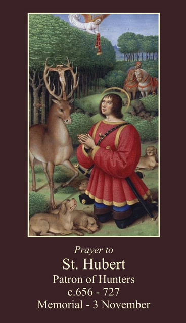 St. Hubert Prayer Card